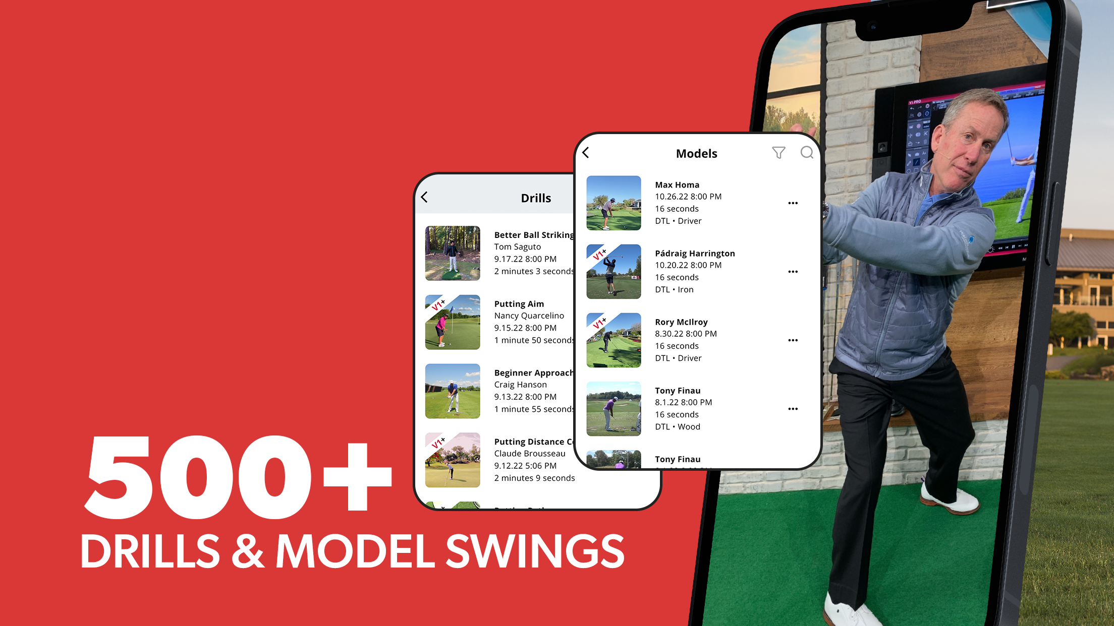 V1 GOLF app screenshot 2